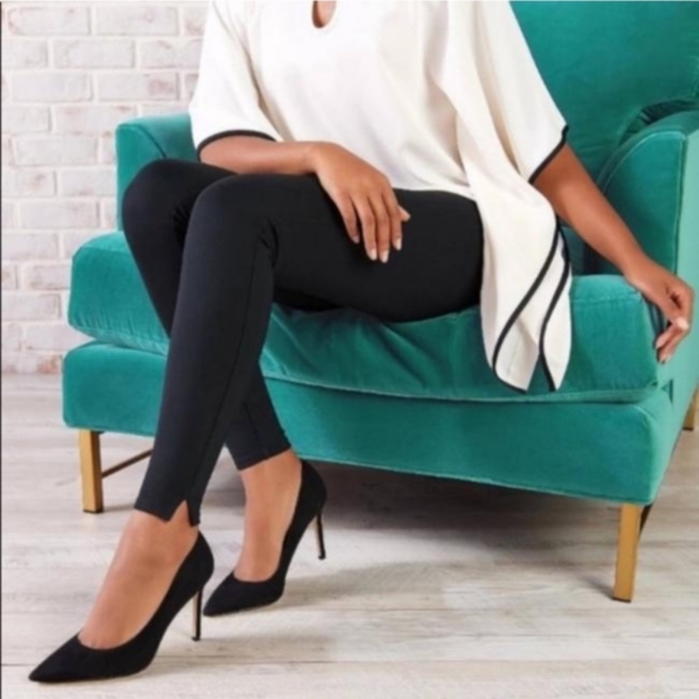 SPANX Ponte Ankle Leggings Pants NWT Nightfall | Black | L